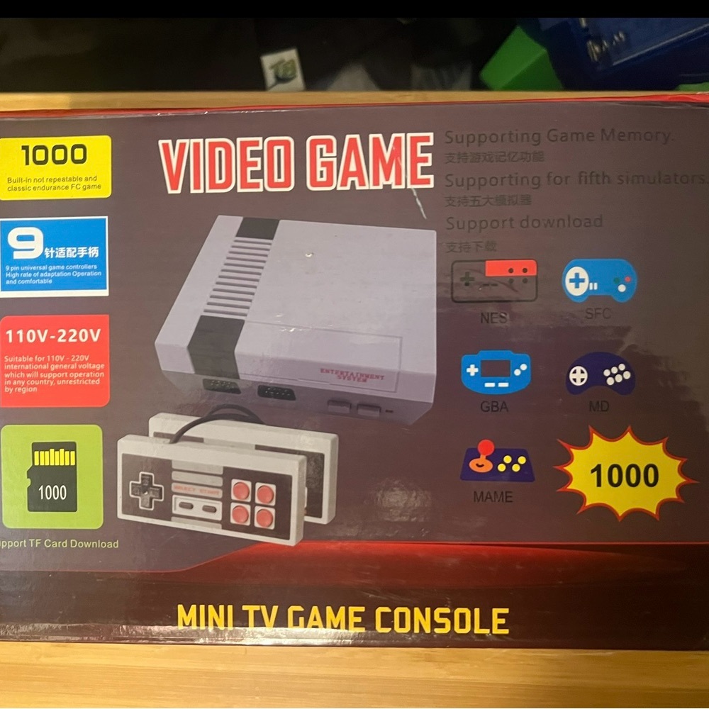 Classic Mini TV Game Console - White and Gray